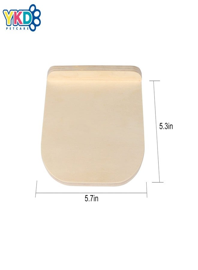 YKD Chinchilla Wooden Platform Set, Chinchilla Cage Platform with Feeding Bowl, Small Animals Cage Accessories for Squirrel Gerbil Suger Glider Hamsters (3Pcs of Small Platform) - Image 5